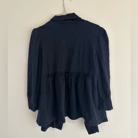 Y2K Juicy Couture Open Front Cardigan Women’s Size Medium Adjustable Tie Cotton - Picture 2 of 10